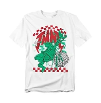 Logovision Men's Tmnt Mutant Mayhem Raphael Pizza T-Shirt