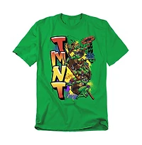 Logovision Men's Tmnt Mutant Mayhem Nyc Graffiti T-Shirt