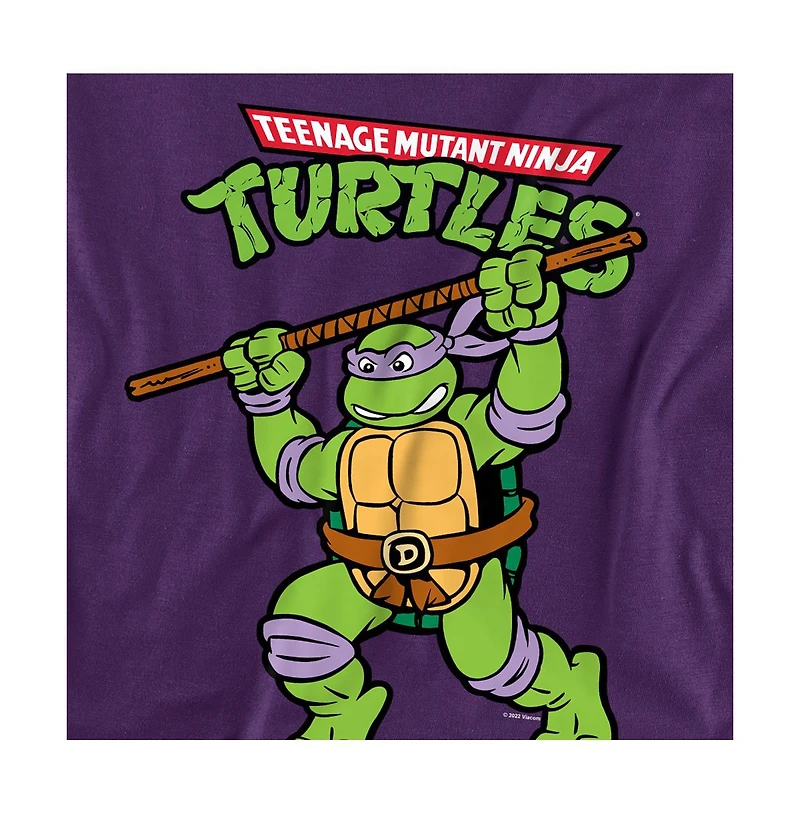 Logovision Men's Tmnt Retro Donnie T-Shirt