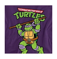 Logovision Men's Tmnt Retro Donnie T-Shirt