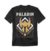 Logovision Men's Dungeons Dragons Paladin Wisdom Charisma T-Shirt