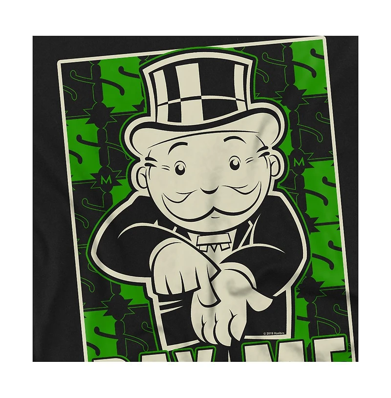 Logovision Big & Tall Monopoly Pay Me T-Shirt