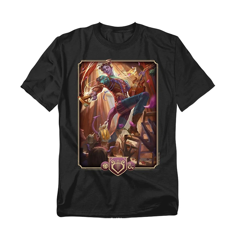Logovision Men's Dungeons And Bard Key Art T-Shirt