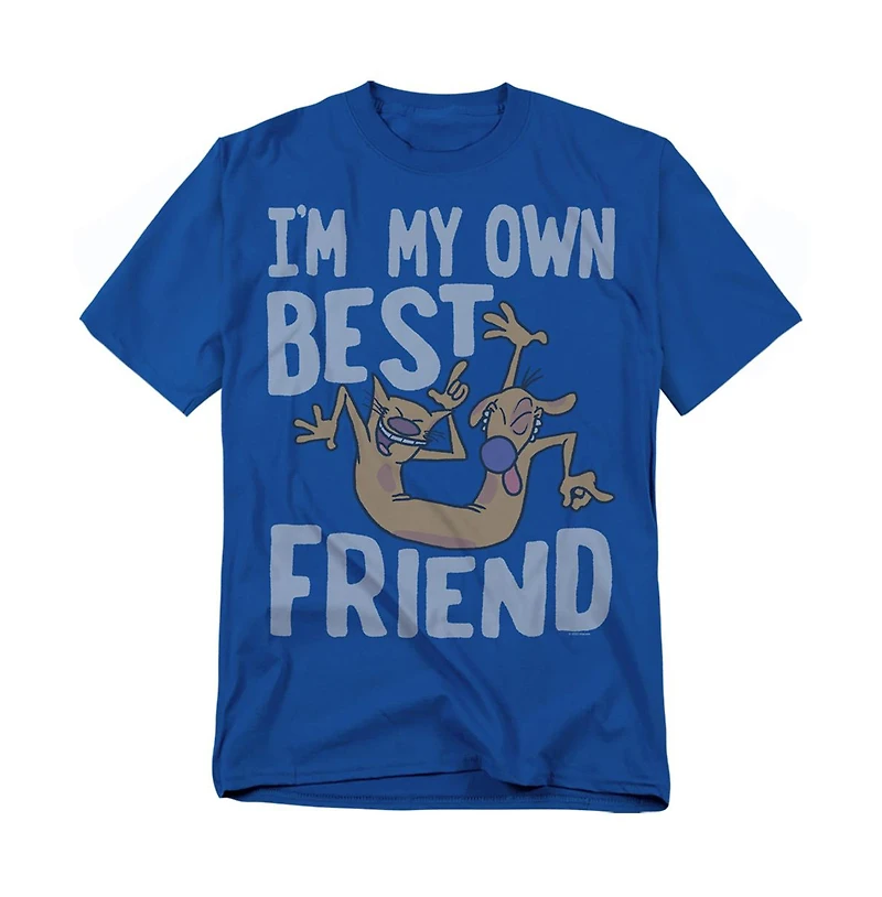Logovision Men's Catdog My Own Best Friend T-Shirt