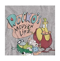 Logovision Men's Rocko's Modern Life Logo Group T-Shirt