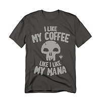 Logovision Men's Magic The Gathering I Like My Coffee Black T-Shirt