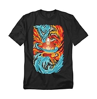 Logovision Men's Avatar The Last Airbender Master Of Elements T-Shirt