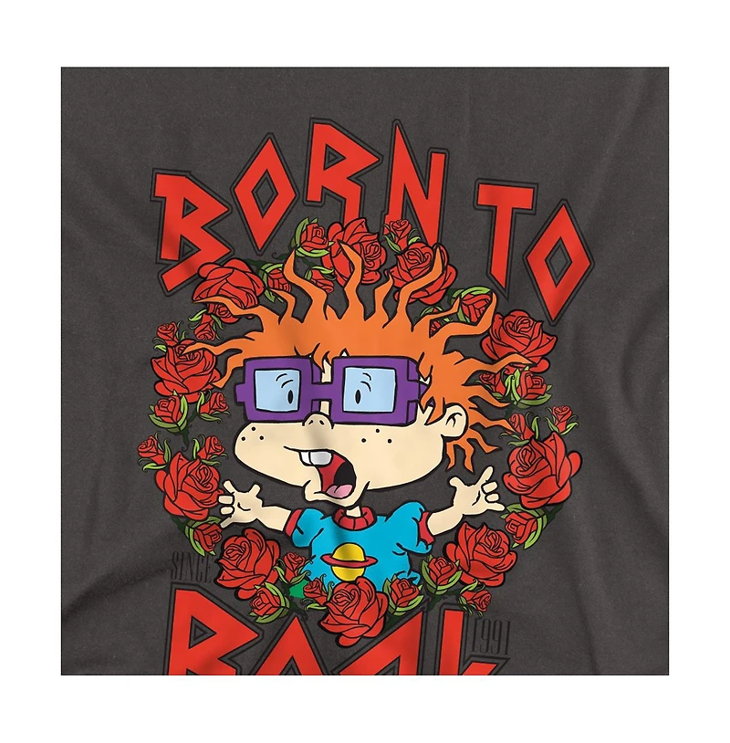 Logovision Men's Rugrats Chucky Was Born To Rock T-Shirt