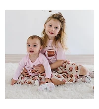 Sweet Wink Baby Girls Football With Daddy Short Sleeve T-Shirt