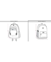 Deux par Deux Girl Kids Backpack Purple Gradient - Toddler|Child