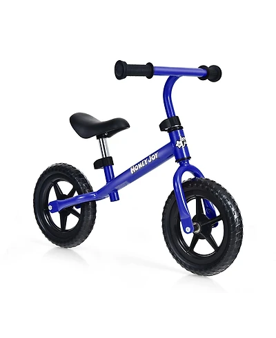 Kids No Pedal Balance Bike with Adjustable Handlebar and Seat - Blue