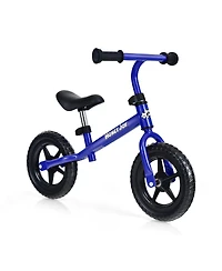 Kids No Pedal Balance Bike with Adjustable Handlebar and Seat - Blue