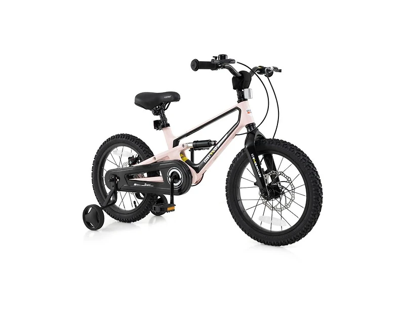 16 Inch Kids Bike Lightweight with Detachable Training Wheels for Ages 4 to 7