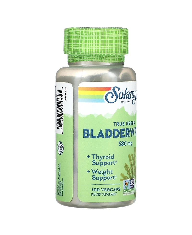 Solaray True Herbs Bladderwrack 580 mg - 100 VegCaps