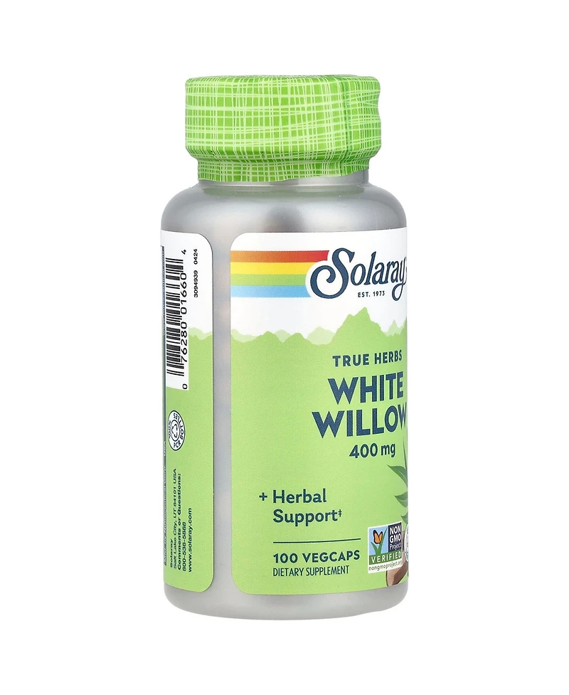 Solaray True Herbs White Willow 400 mg