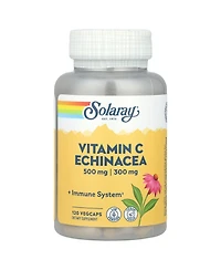 Solaray Vitamin C Echinacea - 120 VegCaps
