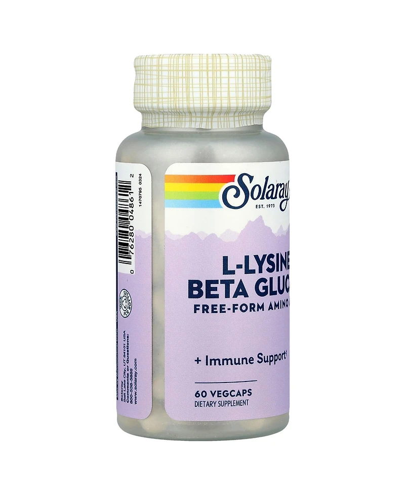 Solaray L-Lysine Beta Glucan