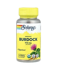 Solaray Organic Burdock - 100 Organic Capsules (485 mg per Capsule)