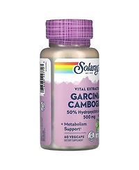 Solaray Guaranteed Potency Garcinia Cambogia Fruit Extract, Veg Cap (Btl-Plastic) 500mg |