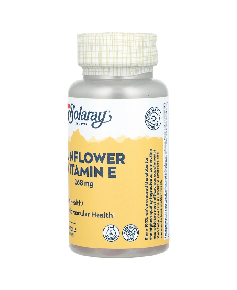 Solaray Sunflower Vitamin E 268 mg