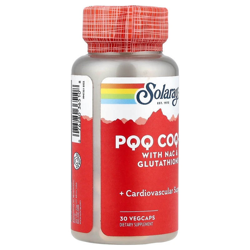 Solaray Pqq CoQ-10 with Nac & Glutathione - 30 VegCaps