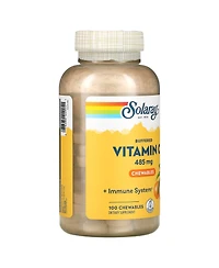 Solaray Buffered Vitamin C Chewable Natural Orange 485 mg - 100 Chewables