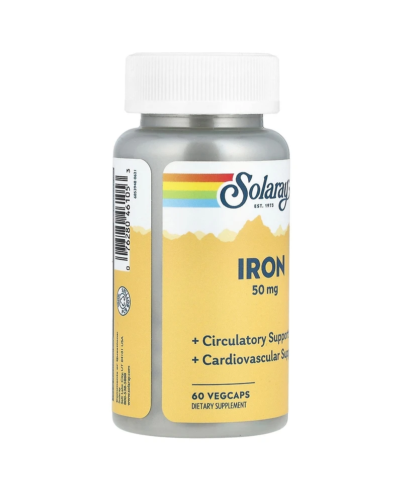 Solaray Iron 50 mg