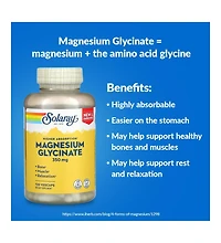 Solaray High Absorption Magnesium Glycinate 350 mg