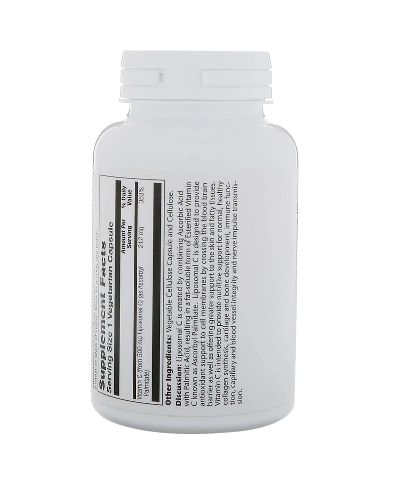 Solaray Enhanced Absorption Liposomal Vitamin C - 100 VegCaps