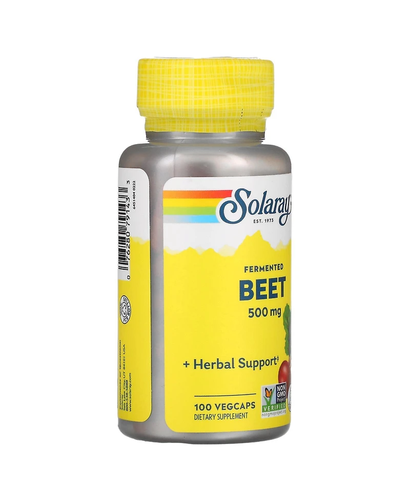 Solaray Fermented Beet 500 mg - 100 VegCaps