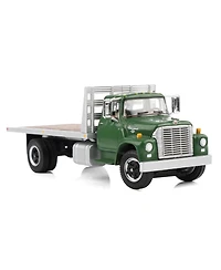 1/64 1970s International Loadstar Flatbed Truck Green Dcp by First Gear 60-2039