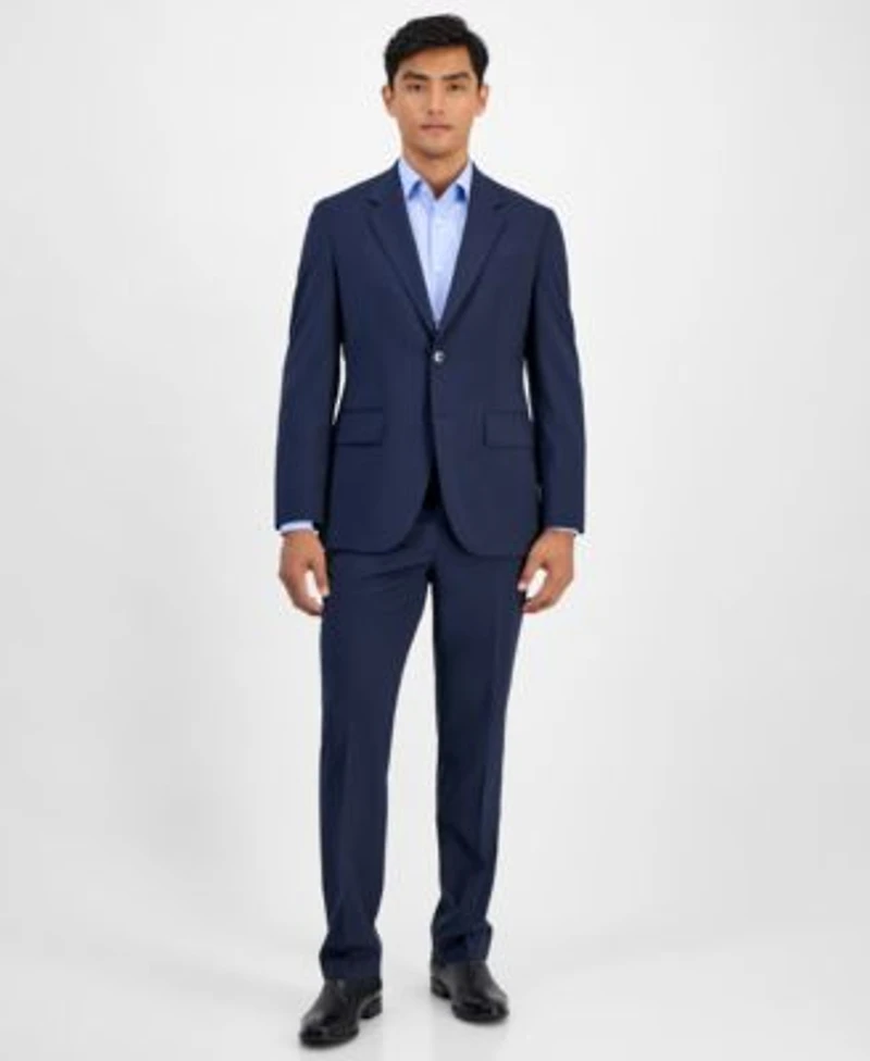 Hugo By Hugo Boss Mens Modern Fit Plaid Suit Separates