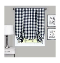 GoodGram Buffalo Check Gingham Custom Window Curtain Treatments