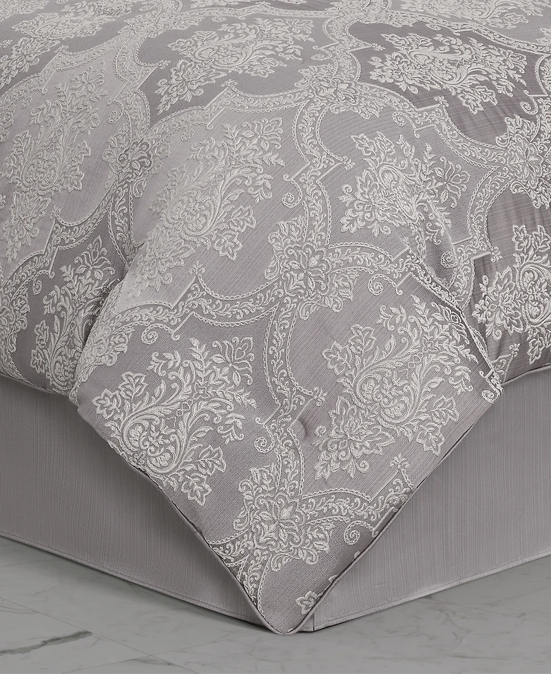 J Queen New York Mary Damask 4-Pc. Comforter Set