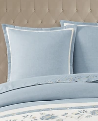 J Queen New York Garden Bloom Chambray Sham, European