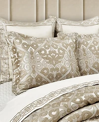 J Queen New York Amaretto Jacquard 4-Pc. Comforter Set