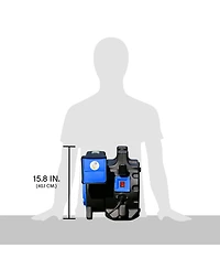 JumpOrange 2 Hp Blue Inflatable Blower - 14G, Stackable Design, 25ft Cord for Quick Setup