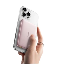 Baseus Picogo Magsafe Portable Charger 10000mAh 27W , 0.5" Ultra Slim Qi2 Certified 15W Wireless Power Bank