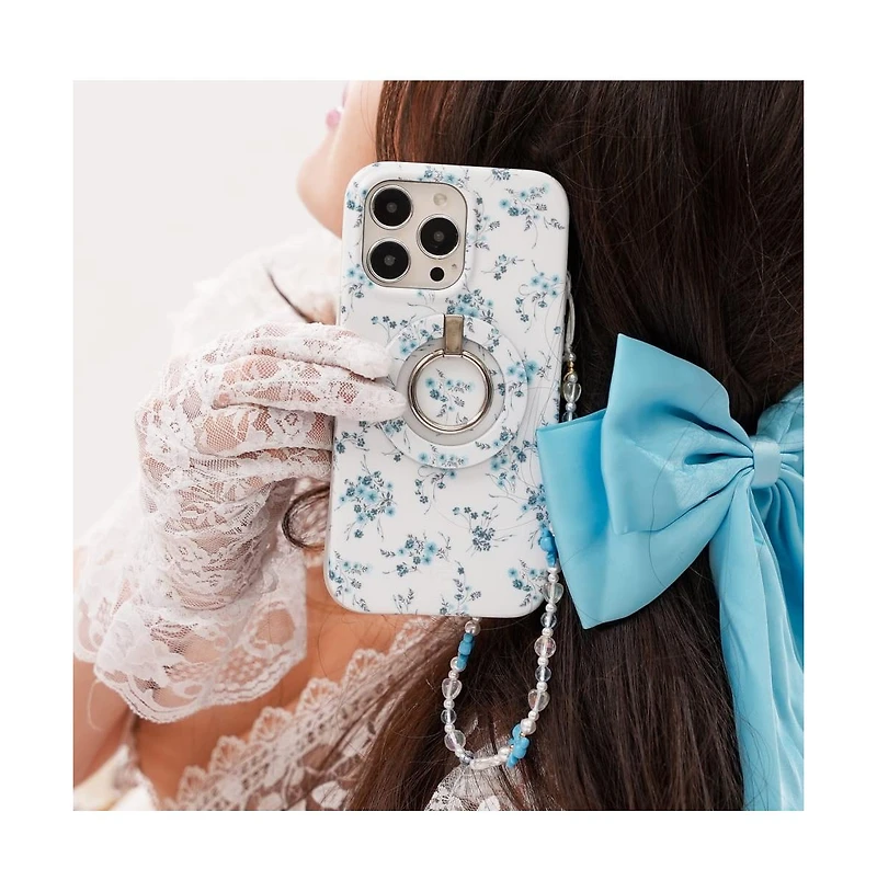 Velvet Caviar Phone Charm-Blue