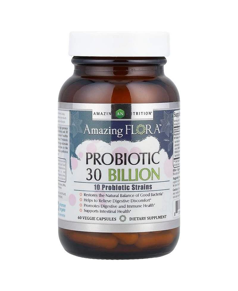 Amazing Nutrition Amazing Flora Probiotic 30 Billion Cfu