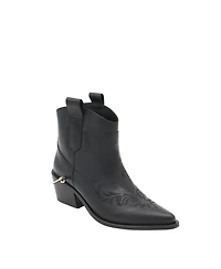Stivali New York Women's Joy Leather Cowboy Booties