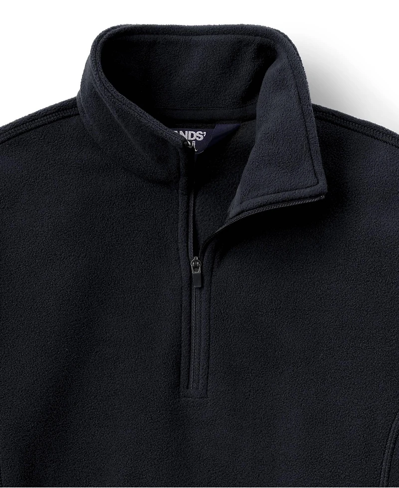 Lands' End Women's Fleece Quarter Zip Pullover Jacket