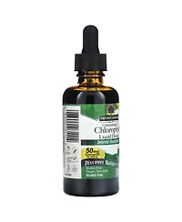 Nature's Answer Alcohol-Free Chlorophyll 50mg 2oz Liquid | Internal Deodorant | Skin and Hair