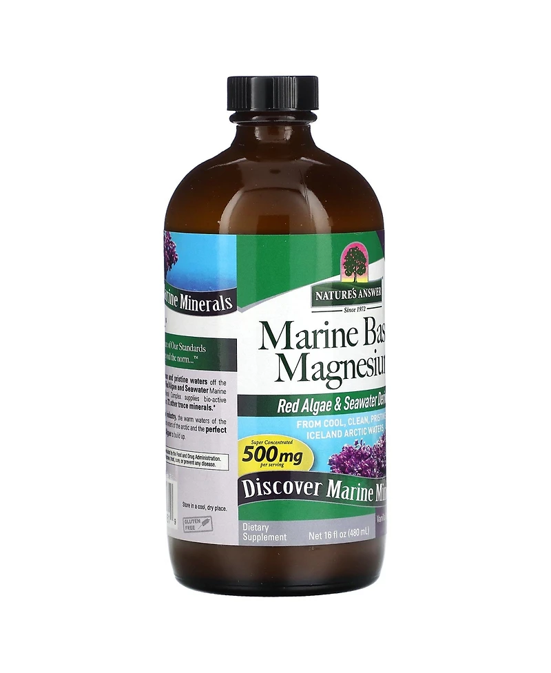 Nature's Answer Marine Based Magnesium Vanilla Cream 500 mg
