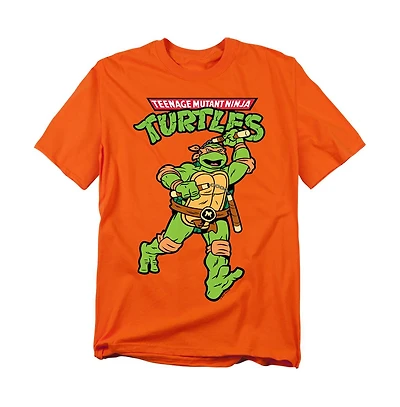 Logovision Men's Tmnt Retro Mikey T-Shirt