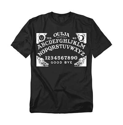 Logovision Men's Ouija Board On Black T-Shirt