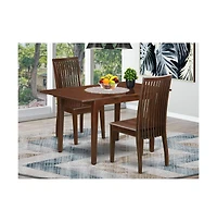 East West Furniture Dining Room Set Mahogany