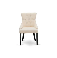 East West Furniture Dining Room Set Black