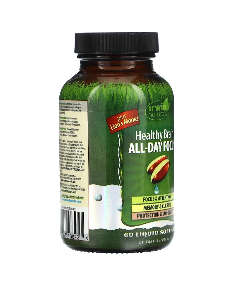 Irwin Naturals Healthy Brain All-Day Focus
