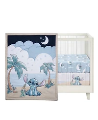 Bedtime Originals Baby Disney Stitch 3-Piece Blue Nursery Crib Bedding Set